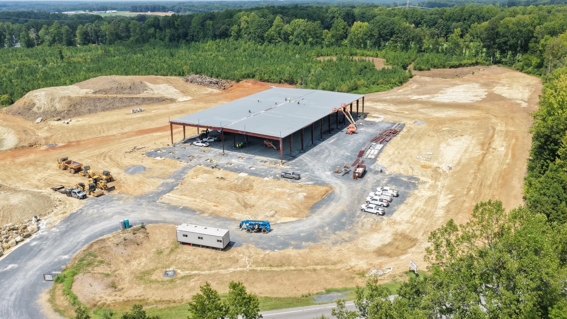 New Carolina Custom Paint & Body large vehicle repair facility under development in Randleman, North Carolina